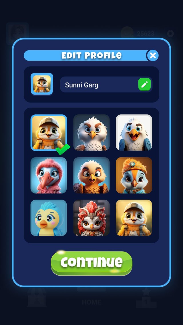 Arrow Run: Escape edit profile screen